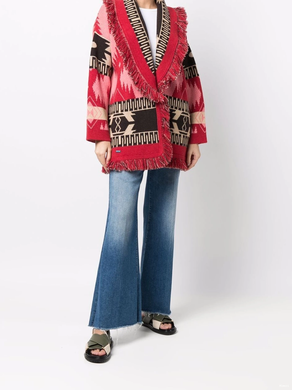 Cheap cardigan jacquard Women Alanui Icon belted 0723
